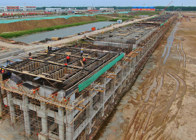 河南淮濱 堅(jiān)守崗位建“大港”，擘畫通江達(dá)海新藍(lán)圖